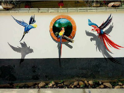 永春视觉错位-3D墙绘设计