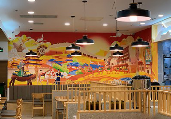 永春商业空间彩绘介绍。